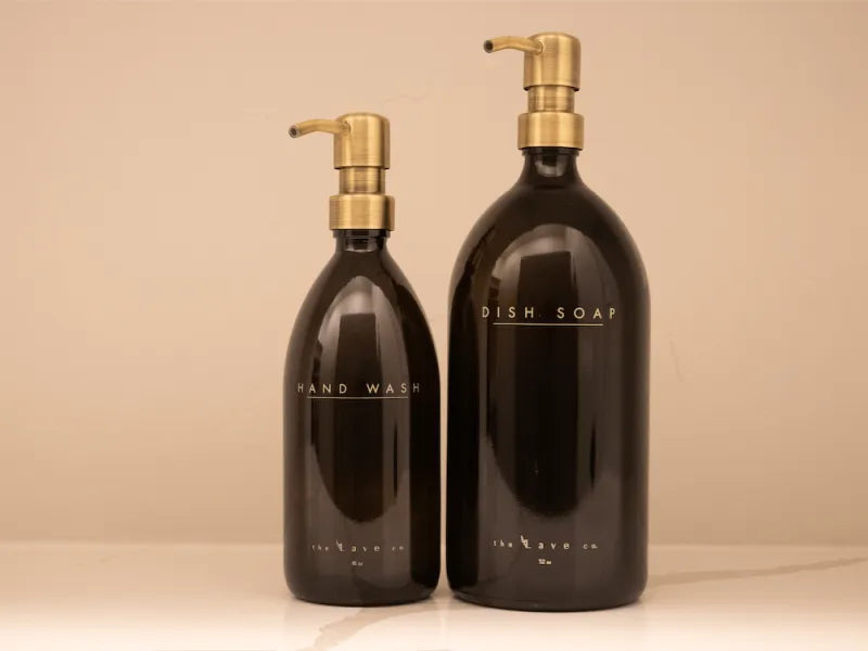 32oz Dish Soap + 16oz Hand Wash Set - Gold