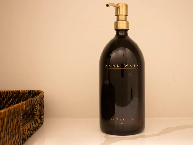 32 oz. Hand Wash Bottle - Gold