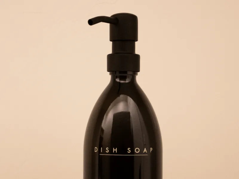 16 oz. Dish Soap Bottle - Black