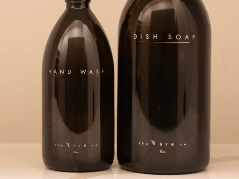 32oz Dish Soap + 16oz Hand Wash Set - Gold