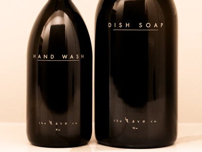 32oz Dish Soap + 16oz Hand Wash Set - Black