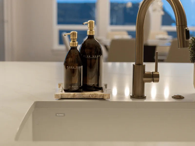 32oz Dish Soap + 16oz Hand Wash Set - Gold