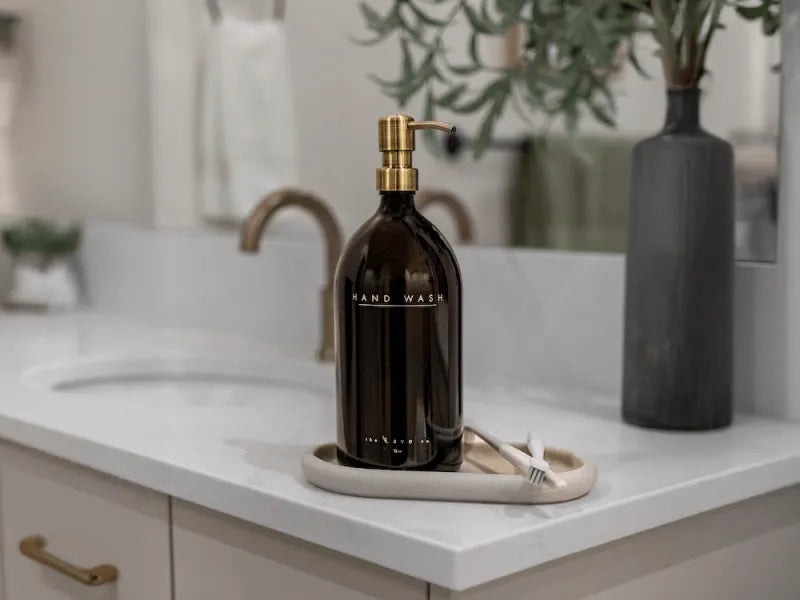 32 oz. Hand Wash Bottle - Gold