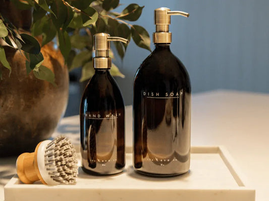 32oz Dish Soap + 16oz Hand Wash Set - Gold