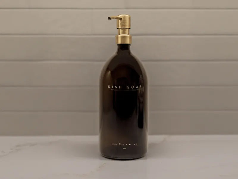 32 oz. Dish Soap Bottle - Gold